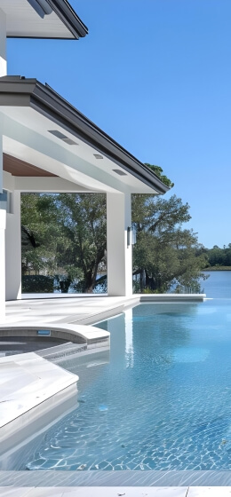 Luxury pool & spa